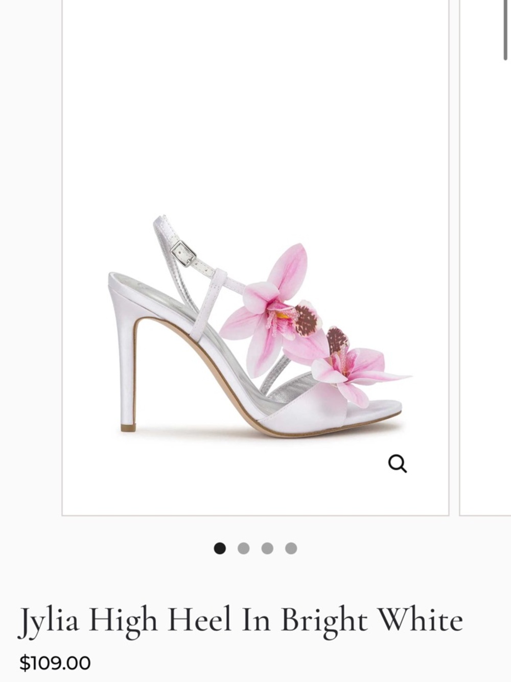 Jessica Simpson flower heels - Picture 2 of 6